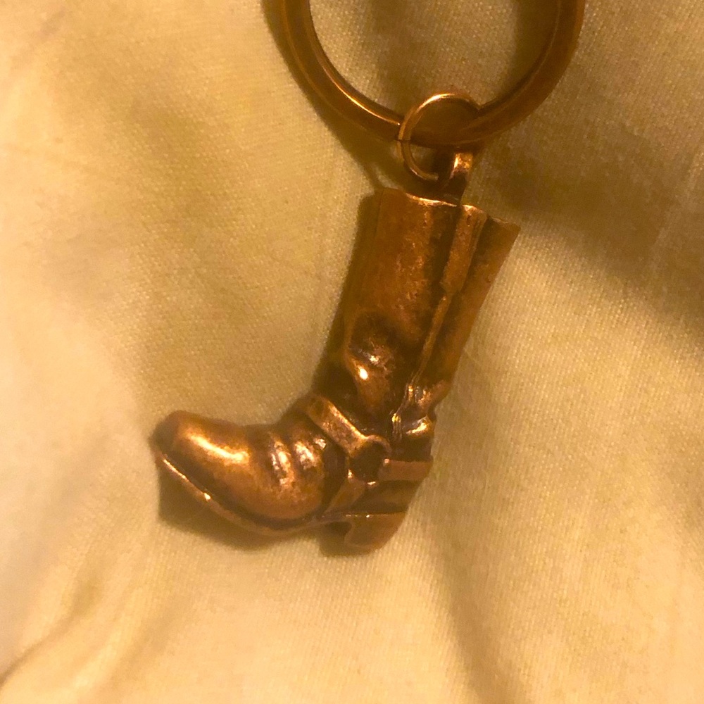 - 2/$30 Frye  copper boot keychain